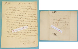 ● L.A.S 1816 André DUMERIL Zoologiste Né Amiens - De La Morlière Louis Gresset François De Neufchâteau Lettre Autographe - Inventors & Scientists