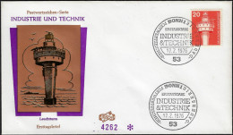 Allemagne 1976 Y&T 697 Sur FDC. Industrie Et Technologie. Phare - Leuchttürme