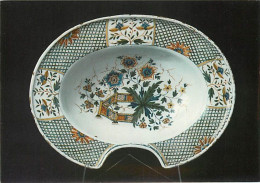 Art - Faience De Rouen - Plat De Barbier - Faïence Polychrome De Guillibaud - Rouen - Deuxième Quart Du 18ème Siècle - M - Objetos De Arte