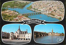 33 - Libourne - Multivues - Automobiles - Vue Aérienne - CPM - Voir Scans Recto-Verso - Libourne
