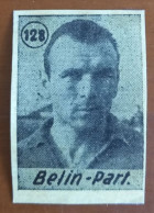 #12  Rare Football Card - BRUNO BELIN FC Partizan Belgrade Yugoslavia - Sonstige & Ohne Zuordnung