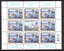 Montenegro 2004  X International Cycling Race "The Paths Of King Nikola" Mini Sheet MNH - Montenegro