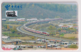 Télécarte China Telecom : Train - Trenes