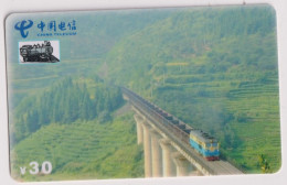 Télécarte China Telecom : Train - Treinen