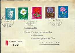 SUISSE 1963: LSC Rec. De Genève Pour St Gallen - Cartas & Documentos