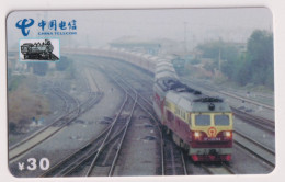 Télécarte China Telecom : Train - Eisenbahnen