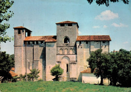 RECTO/VERSO - CPSM - RIBERAC - EGLISE DE GRAND BRASSAC - EXPLICATION AU DOS - Riberac