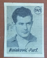 #12  Rare Football Card - Bozidar Kolakovic FC Partizan Belgrade Yugoslavia - Otros & Sin Clasificación