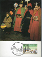 NOël Belgique 1984 Rois Mages Paysage Hivert - Sin Clasificación