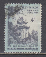 Vietnam Nord 1960 - The Temple Of Hung-Vuong, Mi-Nr. 124, Used - Vietnam