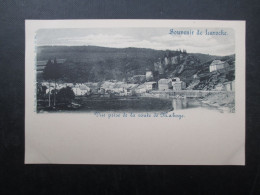 CP BELGIQUE (V2112) Souvenir De LAROCHE (2 Vues) Vue Prise De La Route De MABOGE - La-Roche-en-Ardenne