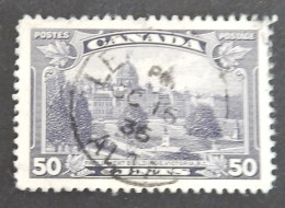 CANADA YT 188 OBLITÉRÉ "LE PARLEMENT A VICTORIA" ANNÉE 1935 - Oblitérés