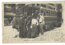 Carte Postale : Paris Vécu -  Attente Au Tramway - Loten, Series, Verzamelingen