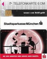 Germany - Sparkasse Mouse (Overprint Variant ''Stadtsparkasse München 1'') - O 1166 - 10.1996, 6DM, Used - O-Series: Kundenserie Vom Sammlerservice Ausgeschlossen