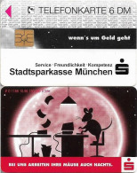 Germany - Sparkasse Mouse (Overprint Variant ''Stadtsparkasse München 2'') - O 1166 - 10.1996, 6DM, Used - O-Series: Kundenserie Vom Sammlerservice Ausgeschlossen