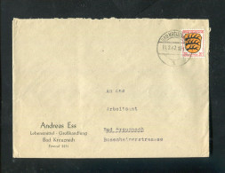 "FRANZOESISCHE ZONE-ALLG.AUSGABE" 1947, Mi. 8 EF Auf Ortsbrief "BAD KREUZNACH" (R1034) - Algemene Uitgaven