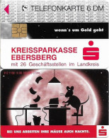 Germany - Sparkasse Mouse (Overprint Variant ''Kreissparkasse Ebersberg'') - O 1166 - 10.1996, 6DM, Used - O-Series: Kundenserie Vom Sammlerservice Ausgeschlossen