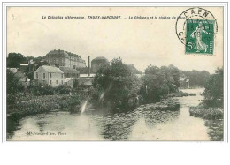 14.THURY-HARCOURT.LE CHATEAU ET LA RIVIERE DE L&acute ORNE - Thury Harcourt