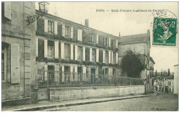 17 . N° 41395 . Pons.ecole Primaire Superieure De Garçons - Pons