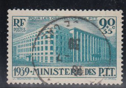 Frankreich Mi 442 Das Neue Postministerium In Paris - Postwaisen - Used Stamps