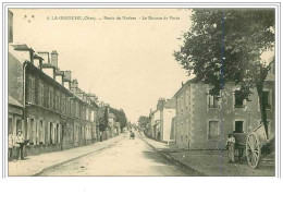 18.LA GUERCHE.ROUTE DE NEVERS.LE BUREAU DE POSTE - La Guerche Sur L'Aubois