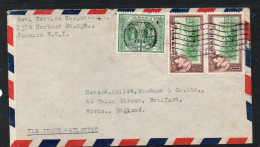 JAMAICA - 1946 TRANS ATLANTIC AIRMAIL COVER TO  BRADFORD, YORKS - Jamaïque (...-1961)