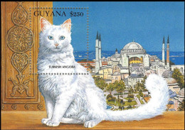 GUYANA - 1992 - FAUNA - ANIMALS -  CAT - CATS - GATTI - 1 V - MNH - - Hauskatzen