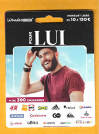 Carte Cadeau WONDER E-card - Pour LUI - 10 à 150€ - - Gift Cards