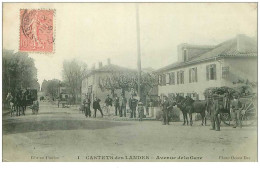 40.CASTETES DES LANDES.n°29731.AVENUE DE LA GARE - Castets