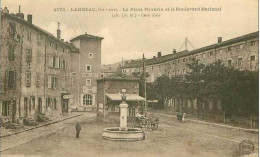 43.LANGEAC.LA PLACE NAVARIN ET LE BOULEVARD NATIONAL.CURE D'AIR.HENRI LEVET - Langeac