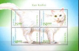 TURKEY - 1997 - FAUNA - ANIMALS -  CAT - CATS - GATTI - 4 V - MNH - - Chats Domestiques