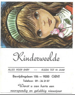Gent Bevrijdingslaan Kinderweelde Kalender 1973 Calendrier Htje - Kleinformat : 1971-80