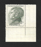 Czechoslovakia 1949 MNH ** Mi 580 Sc 388 A.S.Puskin.Tschechoslowakei - Ongebruikt