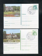 "BUNDESREPUBLIK DEUTSCHLAND" 1978 Ff., 2 Bildpostkarten Je Mit Bildgleichem Stempel Ex "BAD SALZSCHLIRF" (R1044) - Illustrated Postcards - Used