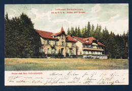 Luftkurort Breitenbronnen, Sasbach. (812 M ).  Gruss Aus Dem Schwarzwald.  Besitzer Emil Ronecker. 1906 - Sasbach