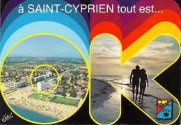 *CPM - 66 - SAINT CYPRIEN - Multivues - Saint Cyprien