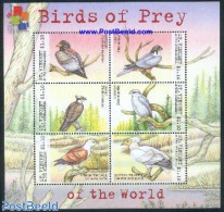 Saint Vincent 2001 Birds Of Prey 6v M/s (6x1.10$), Mint NH, Nature - Birds - Birds Of Prey - St.Vincent (1979-...)
