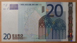 (B91) - Billet 20€ 2002 -  P017A1 - Allemagne – Trichet - 20 Euro