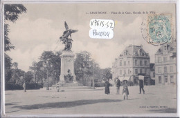 CHAUMONT- PLACE DE LA GARE- ENTREE DE LA VILLE- POURTOY 1 - Chaumont