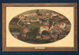 Haselbach ( Rhönblick). Panorama Du Village.  Feldpost Haselbach-Sachs-Meiningen 1917 - Meiningen