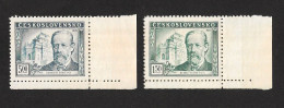 Czechoslovakia 1949 MNH ** Mi 578-579 Sc 386-387 B.Smetana.Tschechoslowakei - Ungebraucht