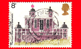 GB - GRAN BRETAGNA - Usato - 1975 - Anno Europeo Del Patrimonio Architettonico - Osservatorio Di Greenwich - 8 - Used Stamps