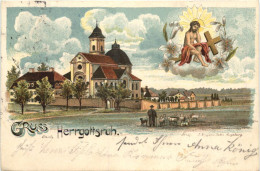 Gruss Aus Herrgottsruh - Litho - Friedberg - Aichach