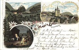 Gruss Aus Mariazell - Litho - Mariazell