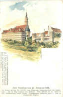 Dass Cassianeum In Donauwörth - Litho - Donauwoerth