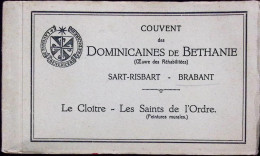 Incourt Couvent Des Dominicaines De Béthanie à Sart-Risbart -carnet 10 Vues: Le Cloître, Les Saints De L'ordre - Incourt