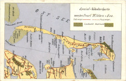 Insel Hiddensee - Landkarte - Hiddensee