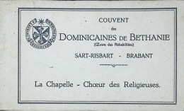 Incourt Couvent Des Dominicaines De Béthanie à Sart-Risbart -carnet 8 Vues: La Chapelle , Le Cœur Des Religieuses - Incourt