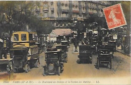 CPA Paris Le Boulevard Des Italiens E A Station Des Autobus - Arrondissement: 02