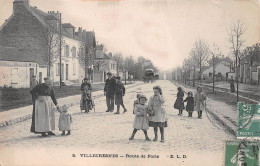 VILLECRESNES (Val-de-Marne) - Route De Paris - Voyagé (2 Scans) Baril, 11 Rue Des Halles à Paris 1er - Villecresnes